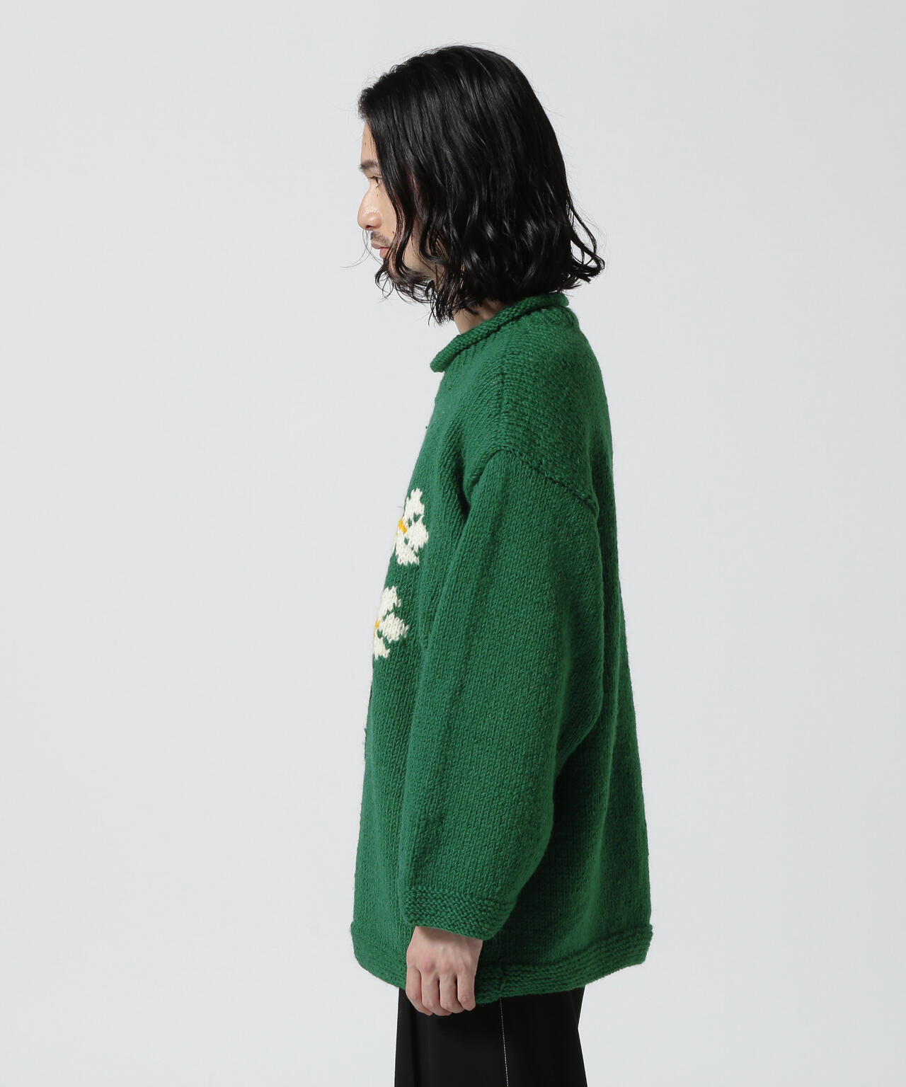 MacMahon Knitting Mills / Roll Neck Knit-5 Flower | B'2nd ( ビー ...