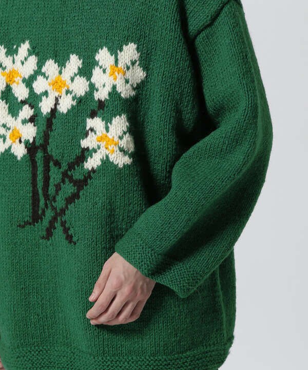 MacMahon Knitting Mills / Roll Neck Knit-5 Flower