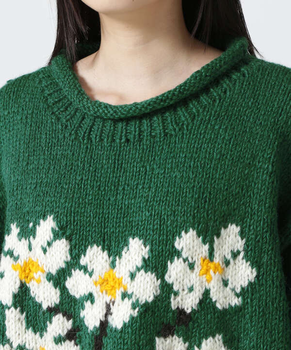 MacMahon Knitting Mills / Roll Neck Knit-5 Flower（7853940202 