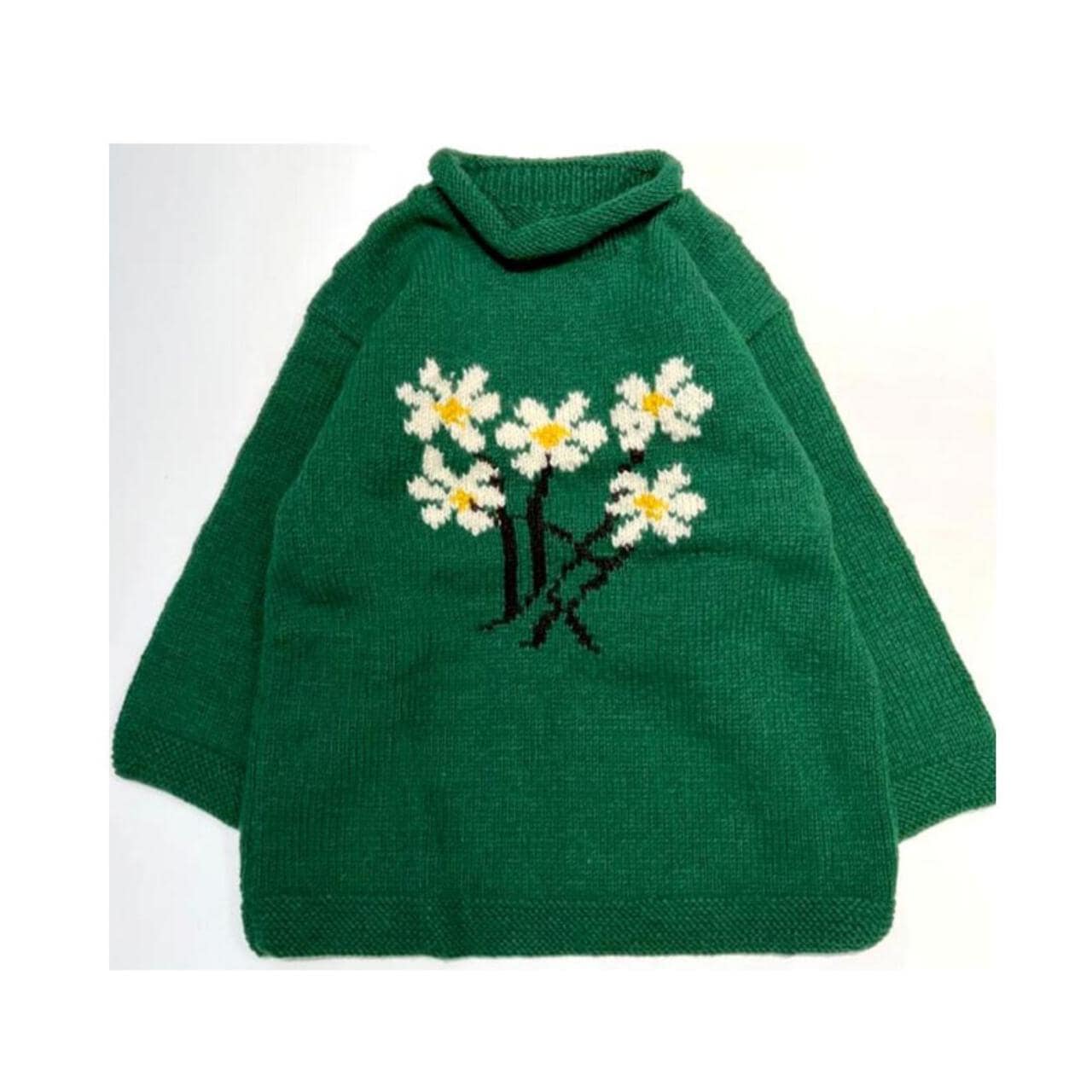 MacMahon Knitting Mills / Roll Neck Knit-5 Flower | B'2nd ( ビー 