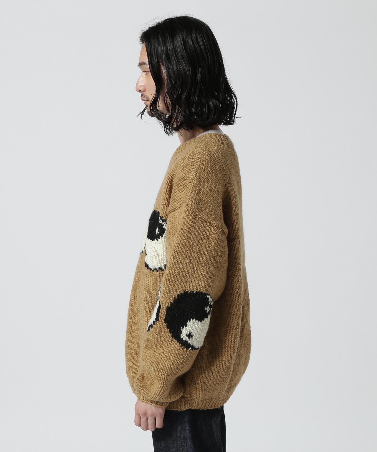 MacMahon Knitting Mills / Roll Neck Knit-Line Yin&Yang | B'2nd