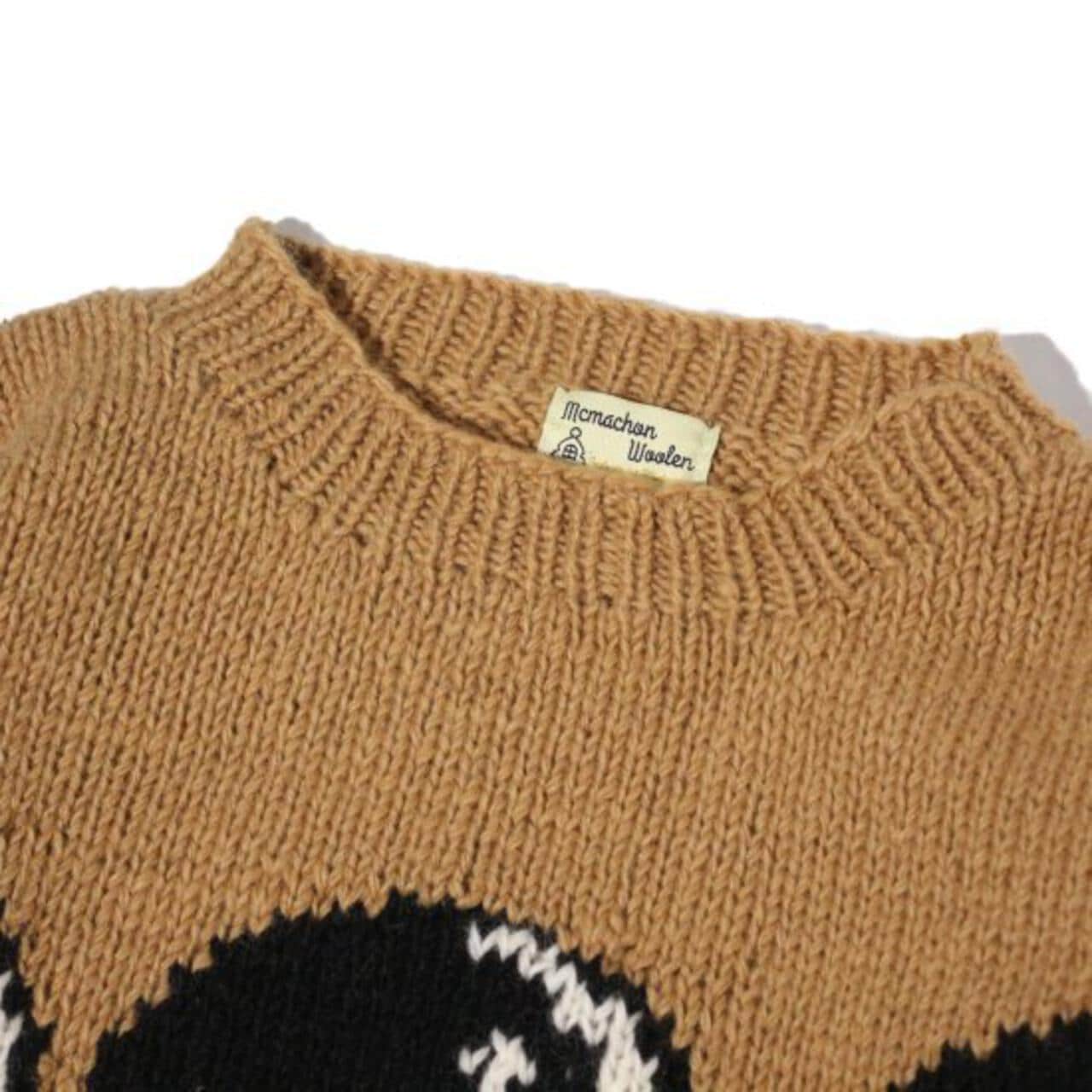 MacMahon Knitting Mills / Roll Neck Knit-Line Yin&Yang | B'2nd