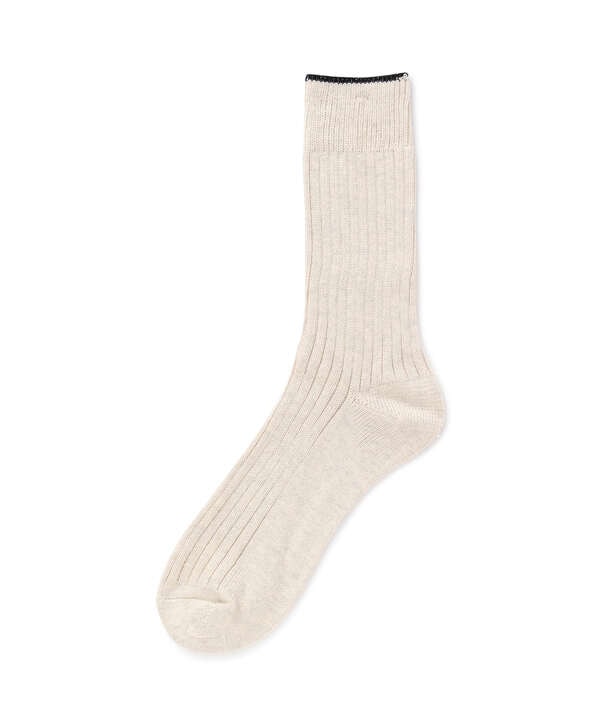 MARCOMONDE（マルコモンド）＠military cotton ribbed socks(mens)