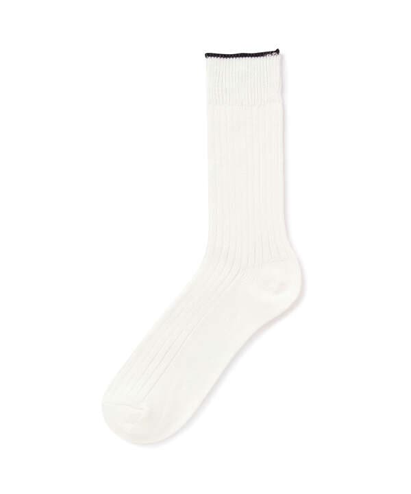 MARCOMONDE（マルコモンド）＠military cotton ribbed socks(mens)