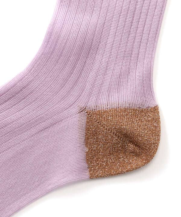 MARCOMONDE（マルコモンド）wide rib bicolor socks