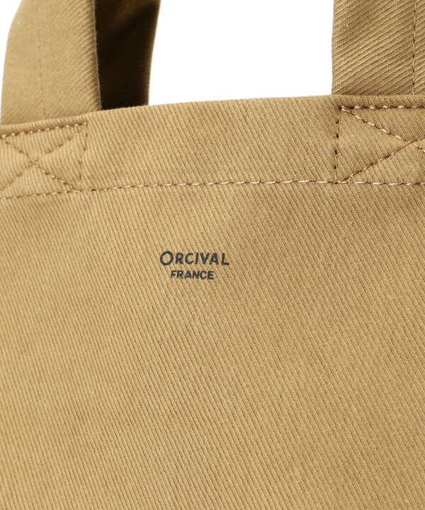 ORCIVAL (オーシバル） アクリルコットンキャンバストートバッグ スモール/OR-H0018 HBT