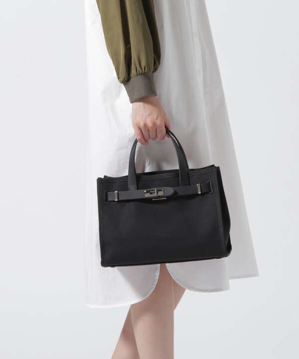 【限定SALE新作】SITA PARANTICA Cambus×Leather totebag M トートバッグ