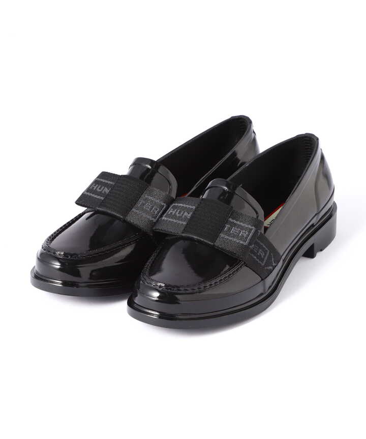 HUNTER（ハンター）WOMENS REFINED BOW GLOSS PENNY LOAFER