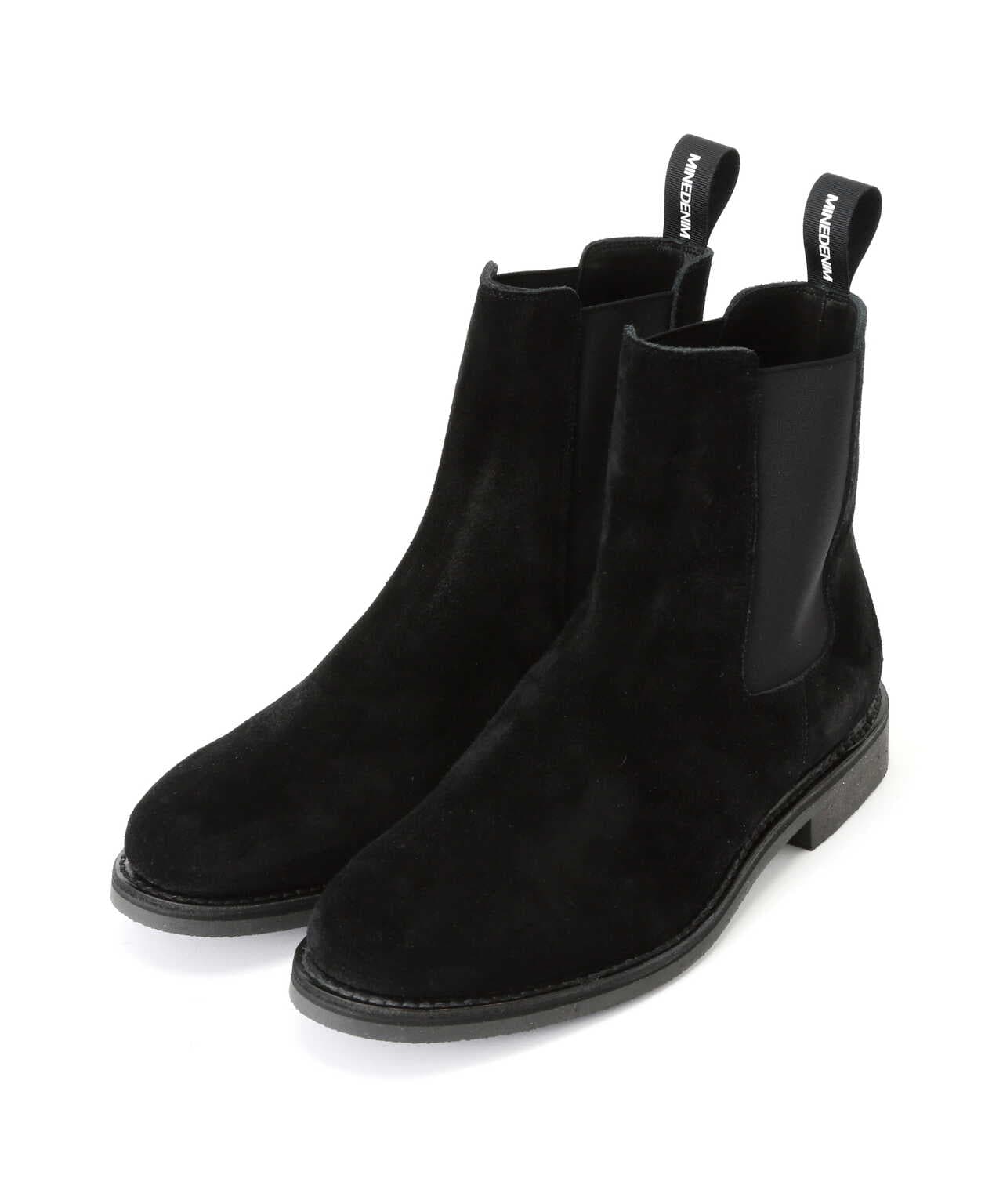 MINEDENIM（マインデニム）Suede Leather Side Gore Boots | B'2nd ...