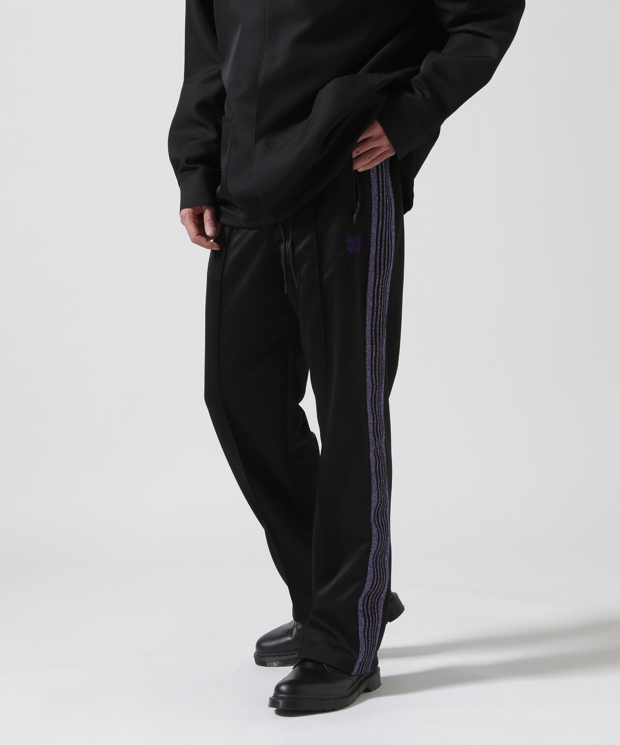 needles track pant combinat S 黒 新品その他