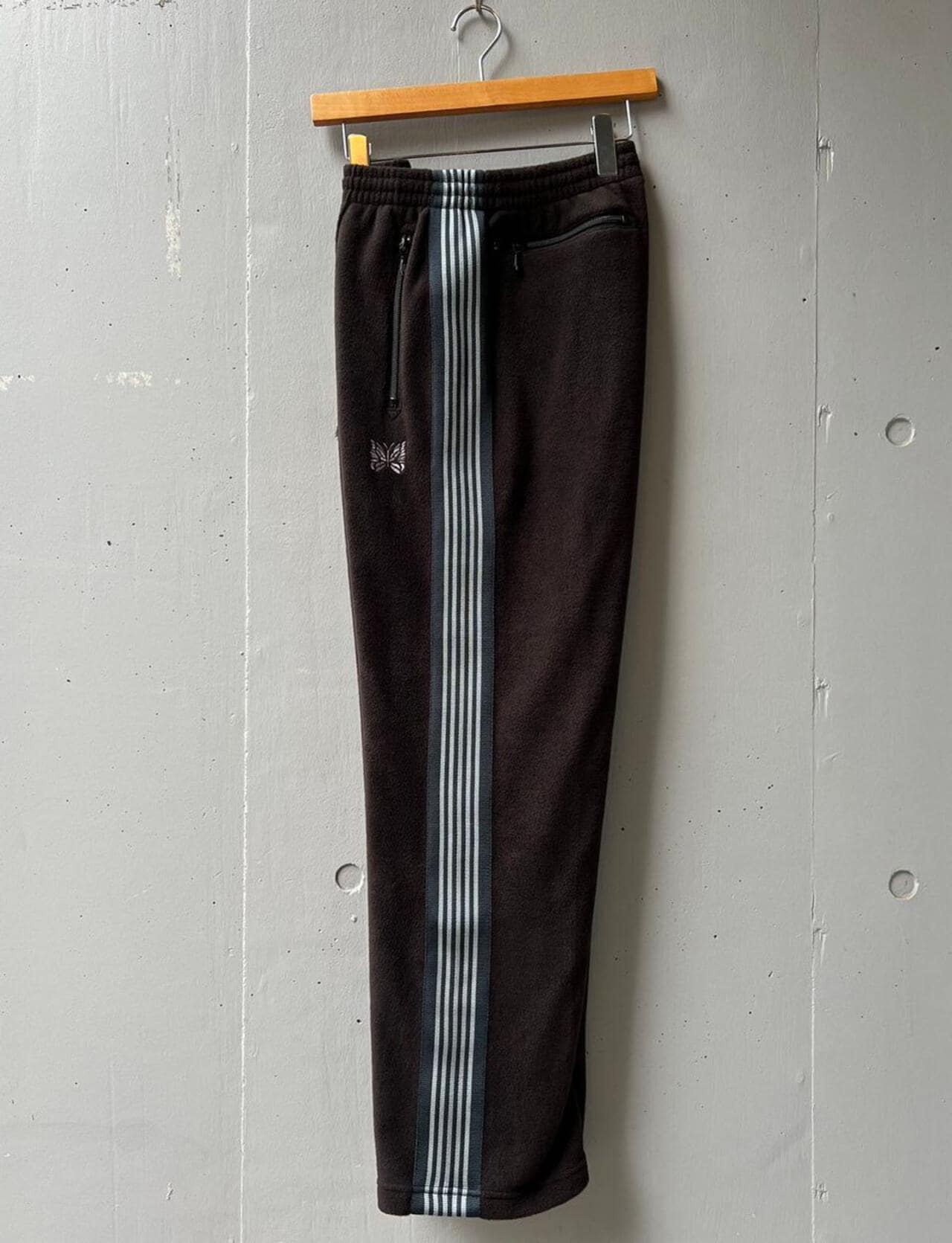 東京限定 NEEDLES BEAMS Fleece Track Pants ブラウン M | artfive.co.jp