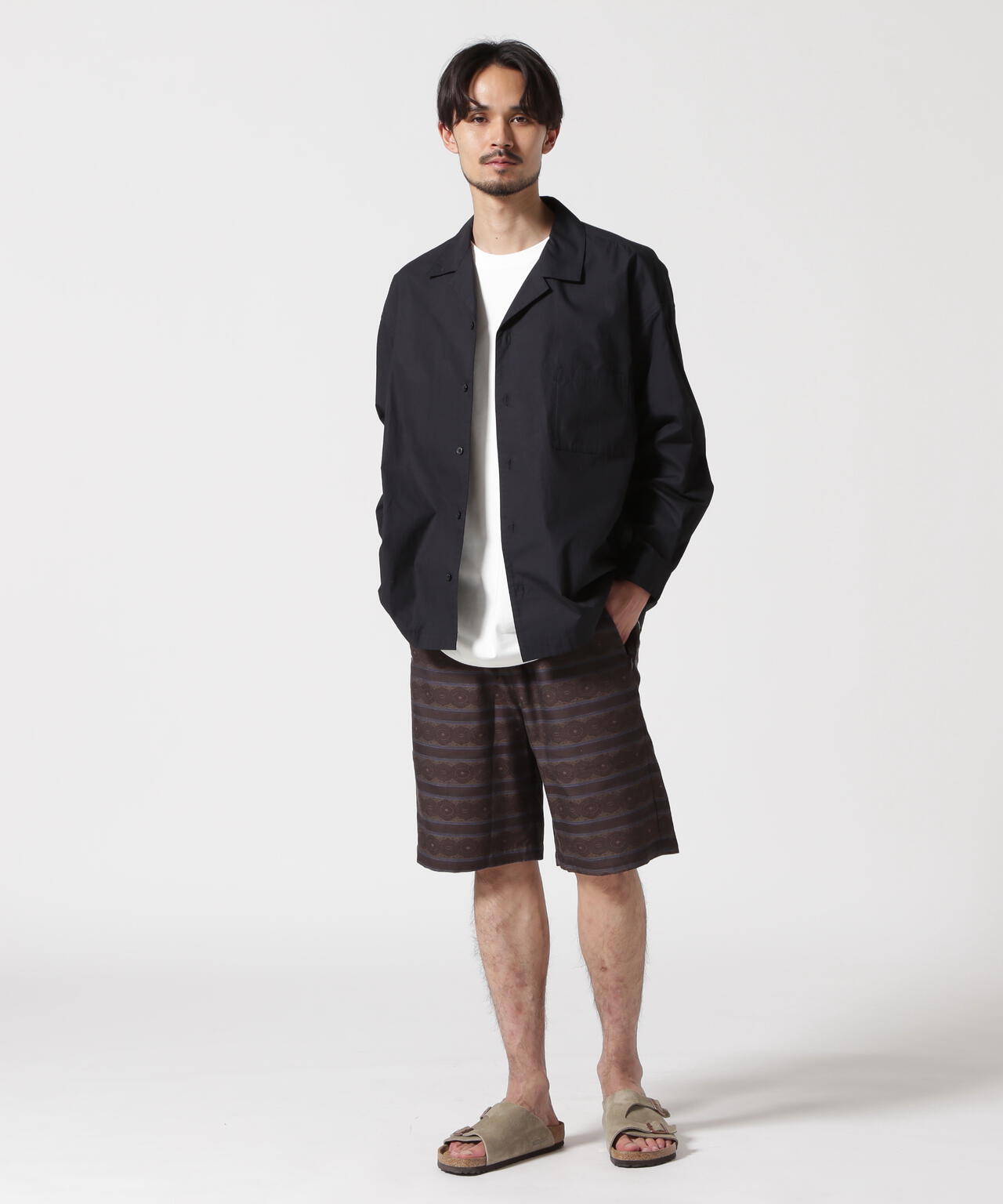 NEEDLES(ニードルズ) BASKETBALL SHORT - POLY MULTI STRIPE JQ. | B 