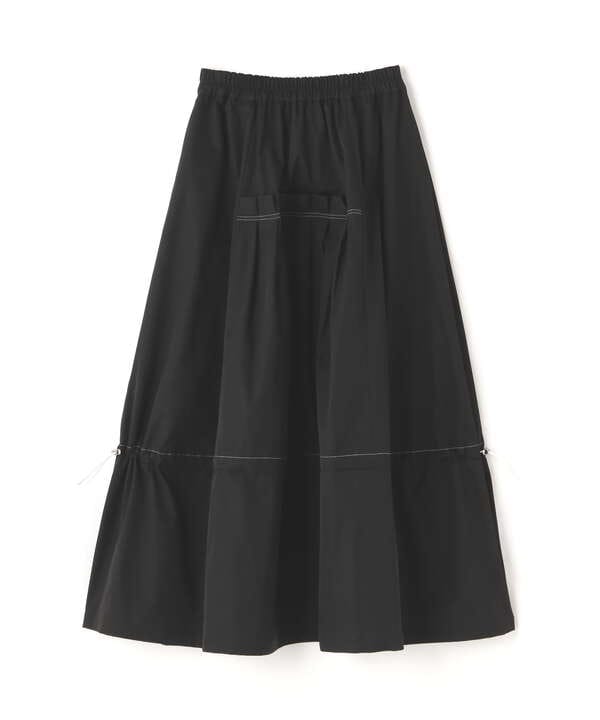 DROIT BELLO（ドロイトベロ）フロントプリーツパネルスカート