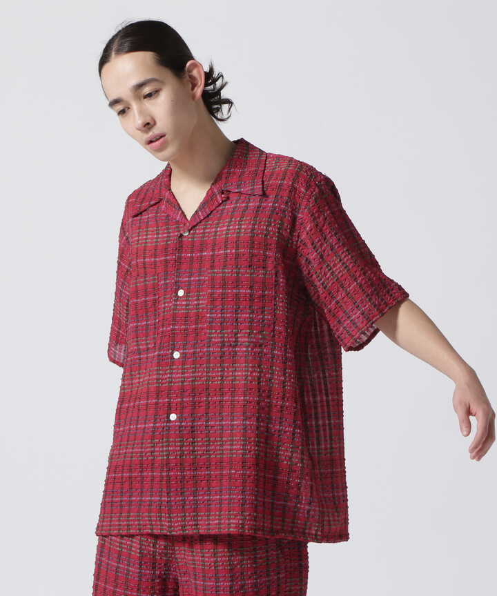 NEEDLES / S/S ONE-UP SHIRT - PE/R CHIFFON SUCKER PLAID（7854120299） | B'2nd  ( ビーセカンド ) | 【公式】通販 MIX.Tokyo