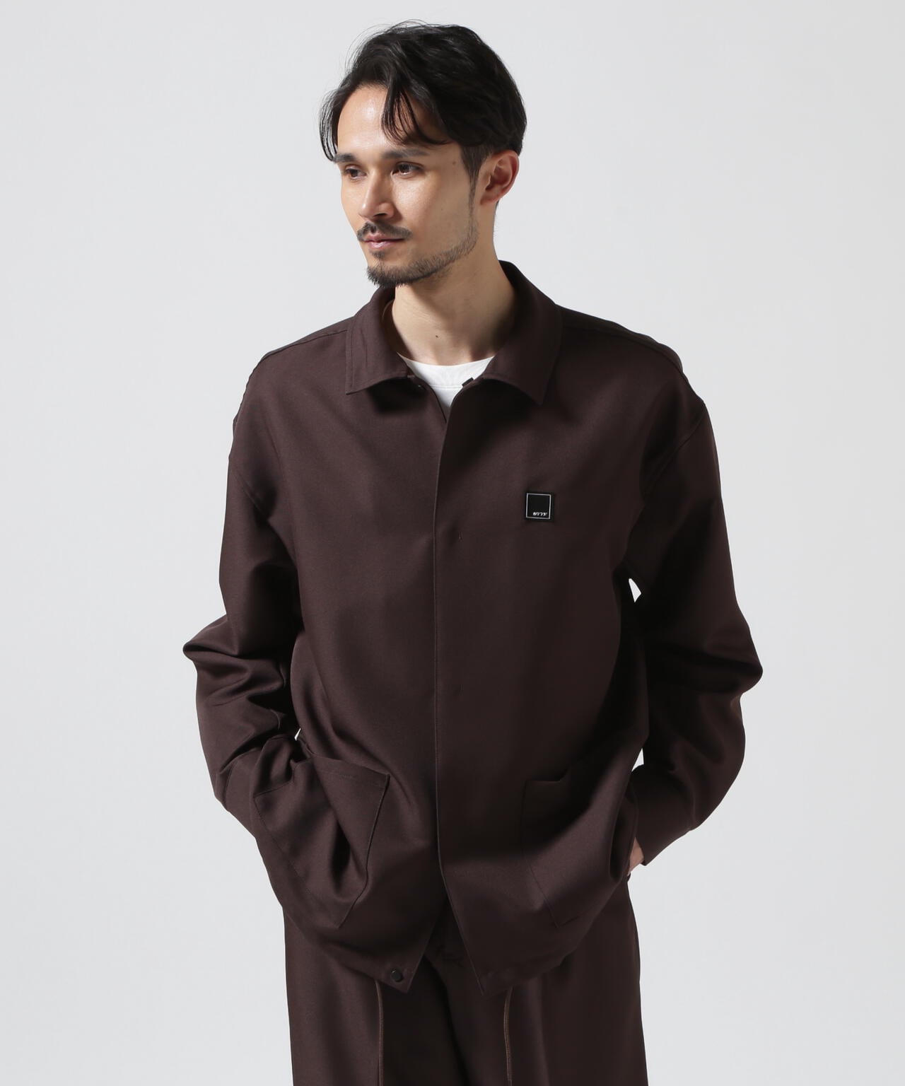 ON THE TURF(オン ザ ターフ)coach shirt jacket