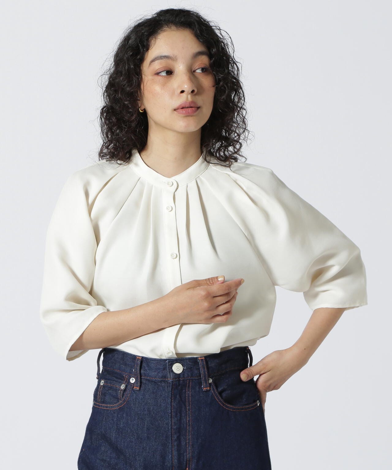 RUMCHE(ラムシェ) Ballon Sleeve Blouse | B'2nd ( ビーセカンド ) | US ONLINE STORE（US  オンラインストア）