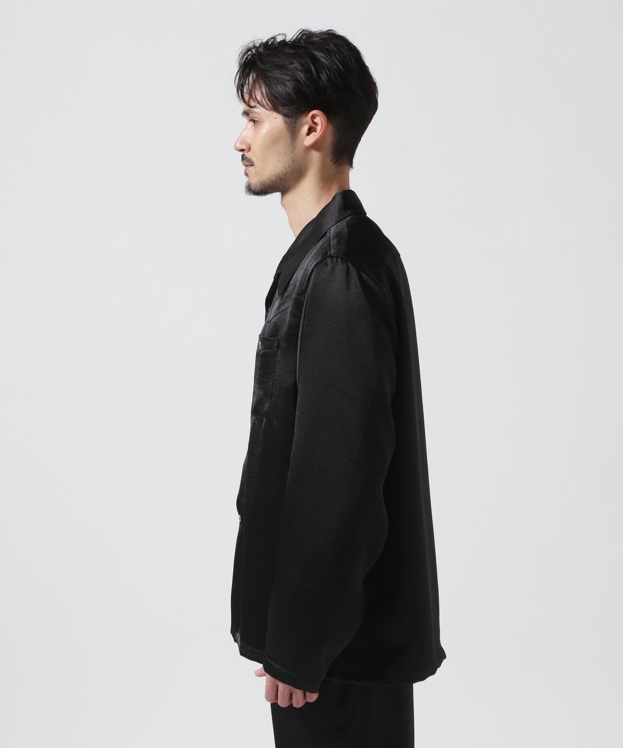 NEEDLES / L/S COWBOY ONE-UP SHIRT - POLY SATEEN