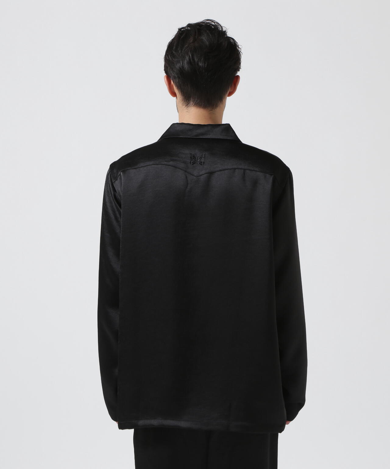 NEEDLES / L/S COWBOY ONE-UP SHIRT - POLY SATEEN