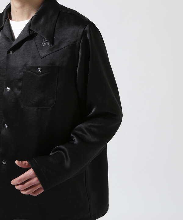 NEEDLES / L/S COWBOY ONE-UP SHIRT - POLY SATEEN