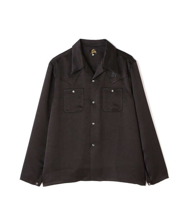 NEEDLES / L/S COWBOY ONE-UP SHIRT - POLY SATEEN