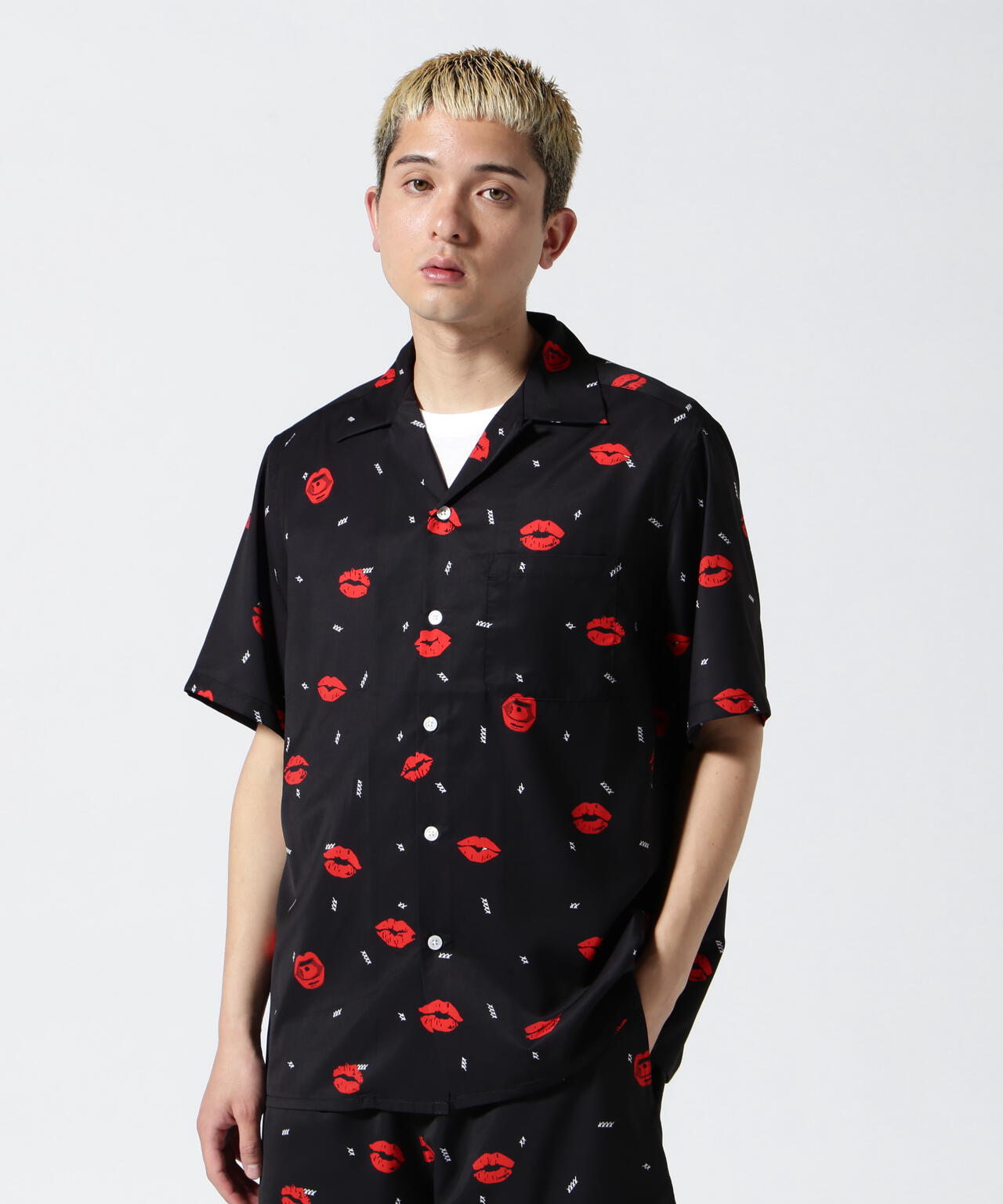 LUSOR（ルーソル）lips Aloha Shirt リップスアロハシャツ