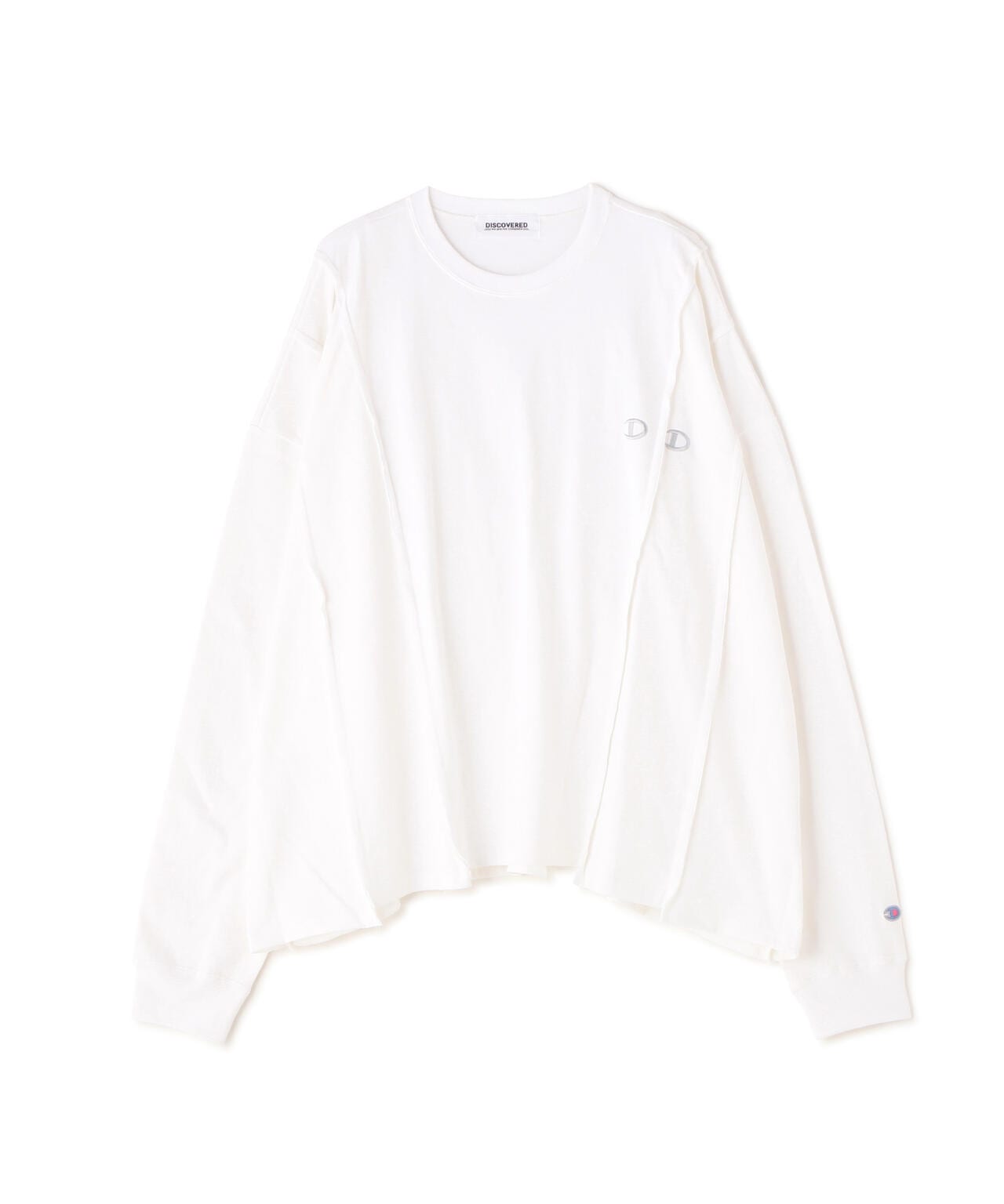 DISCOVERED(ディスカバード) 別注DOCKING WIDE L/S TEE