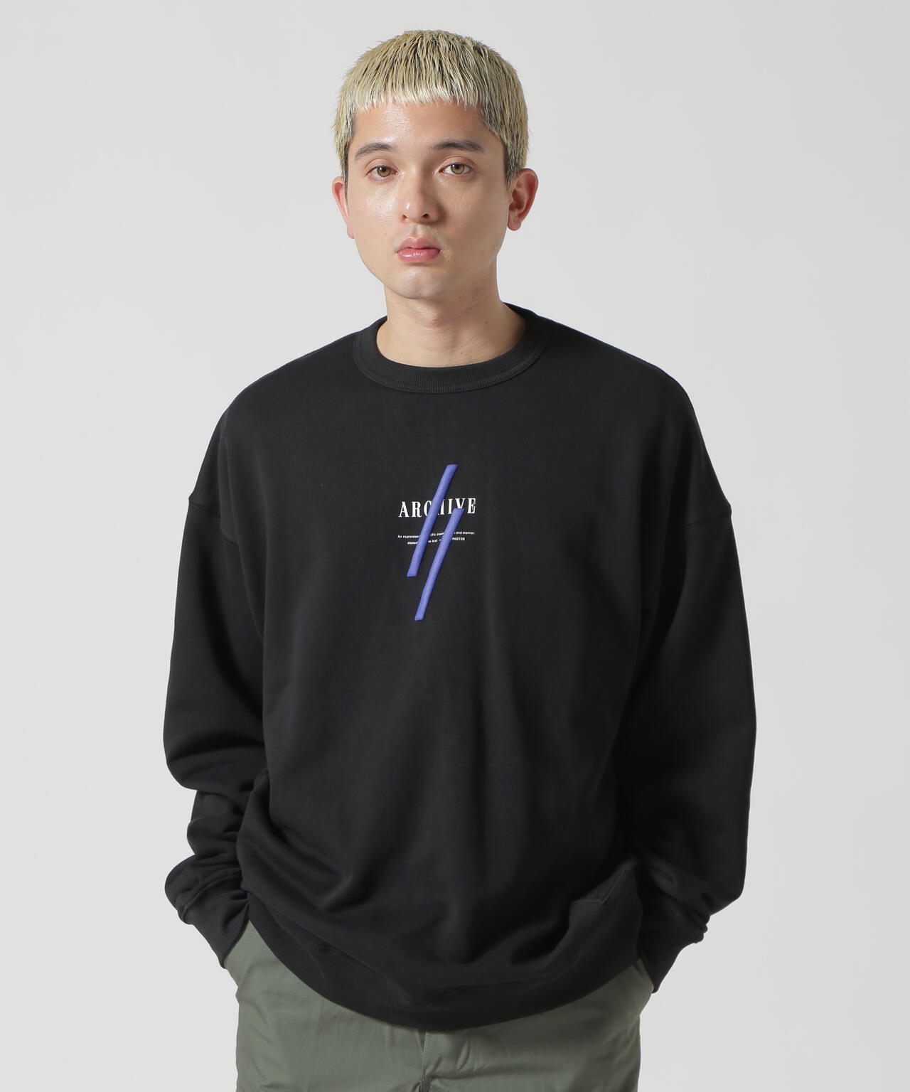 A4A/エーフォーエー/FLOWER SWEAT CREW NECK フラワースウェットクルー 