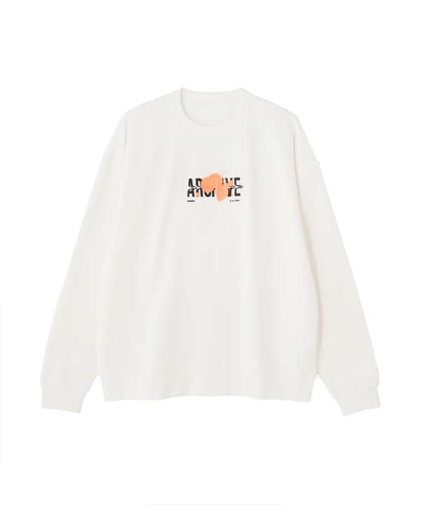 A4A/エーフォーエー/PAINT SWEAT CREWNECK プリントスウェットクルーネック