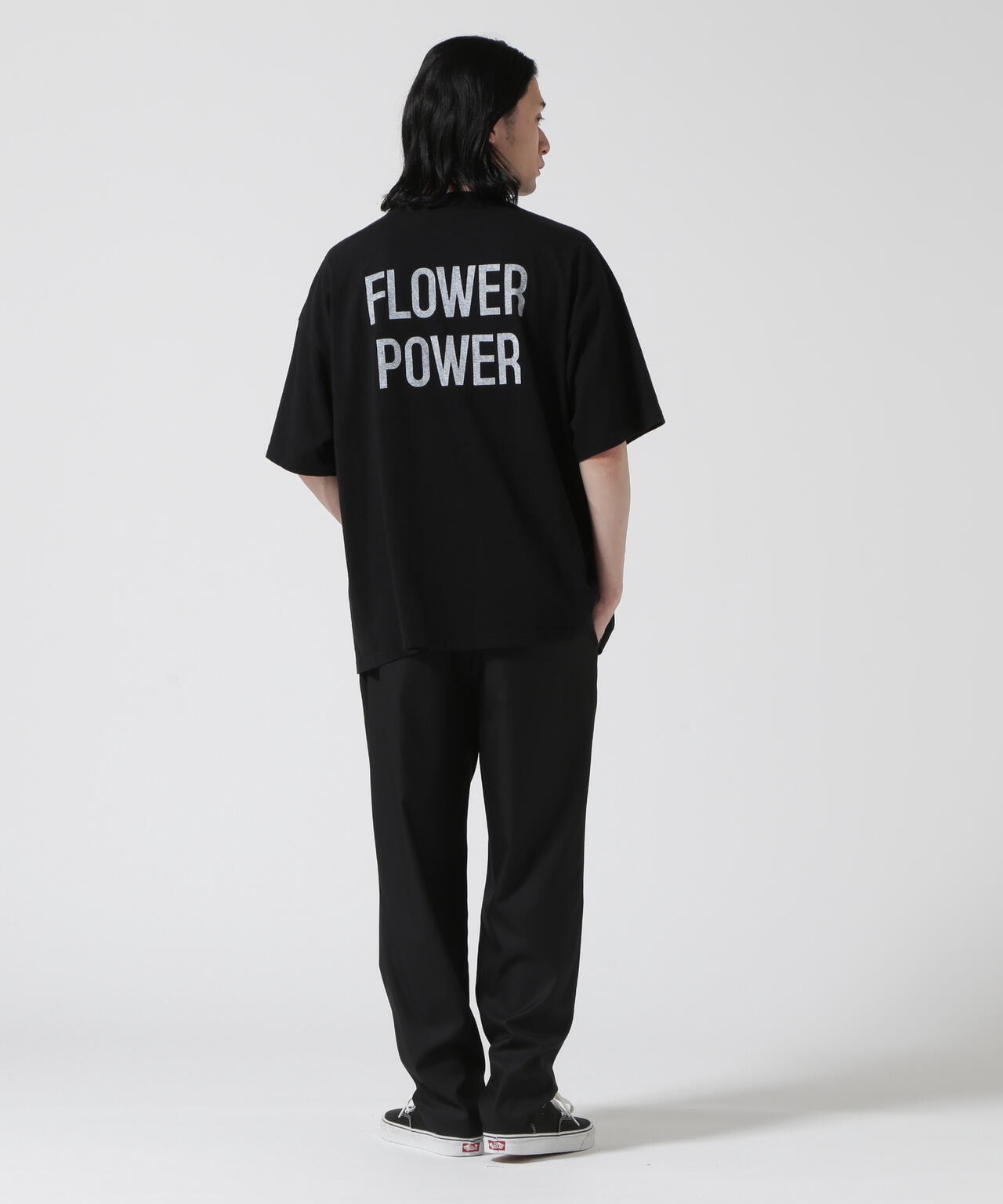 REMI RELIEF /  別注LW加工 20/-天竺BIGサイズ FLOWER POWER