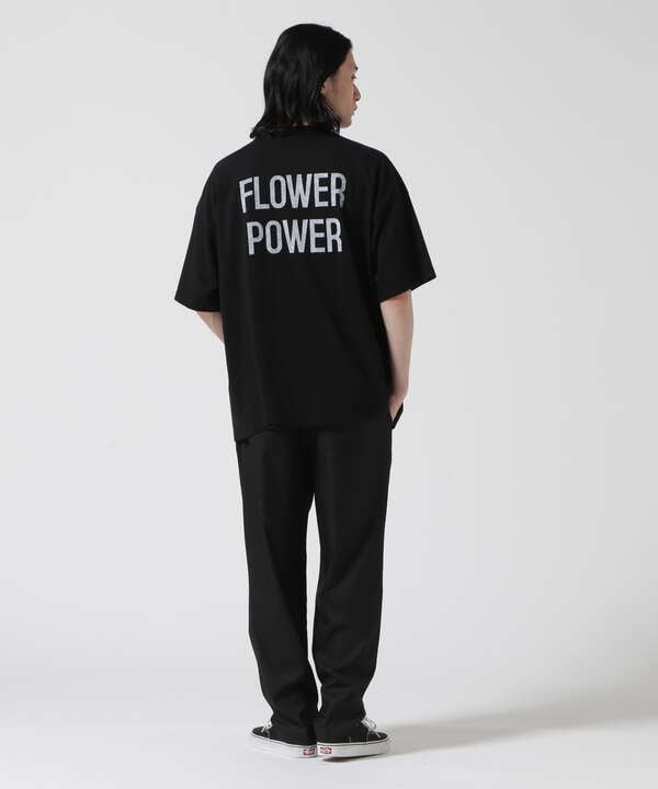 REMI RELIEF / 別注HARD SP加工20/-天竺BIGサイズ FLOWER POWER