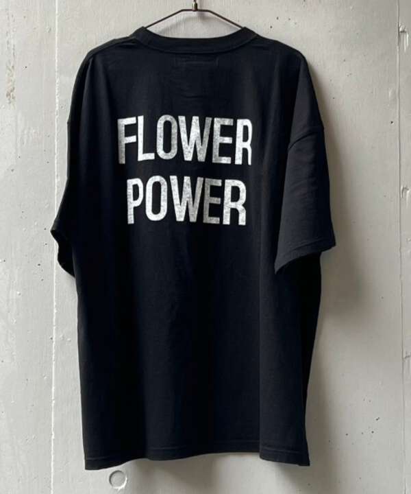 REMI RELIEF /  別注LW加工 20/-天竺BIGサイズ FLOWER POWER