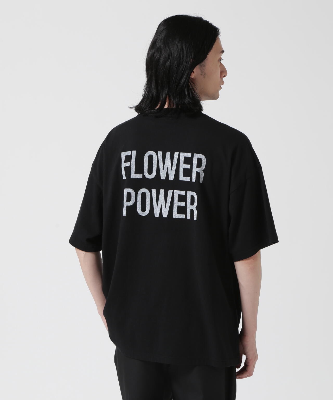 REMI RELIEF /  別注LW加工 20/-天竺BIGサイズ FLOWER POWER