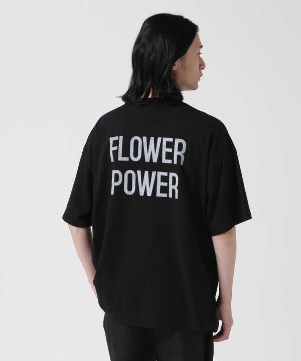 REMI RELIEF / 別注HARD SP加工20/-天竺BIGサイズ FLOWER POWER