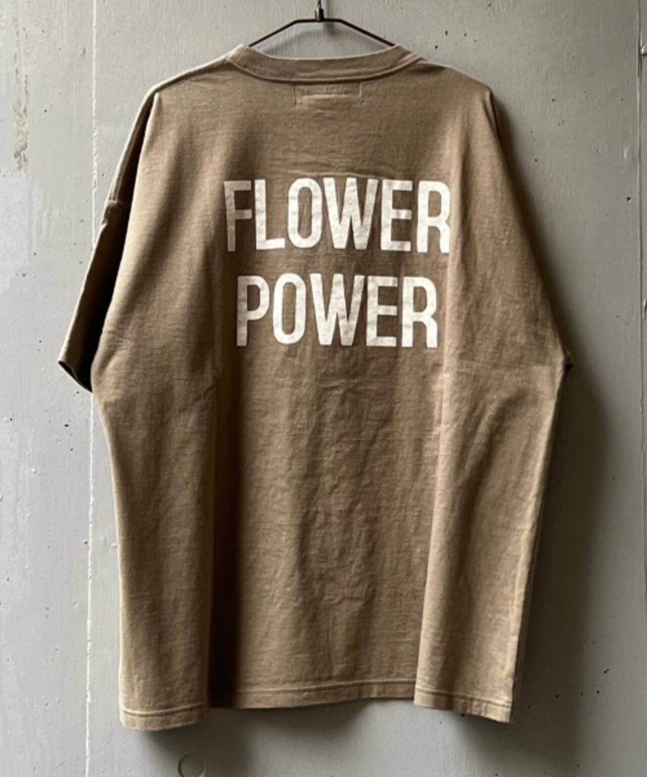 REMI RELIEF /  別注LW加工 20/-天竺BIGサイズ FLOWER POWER