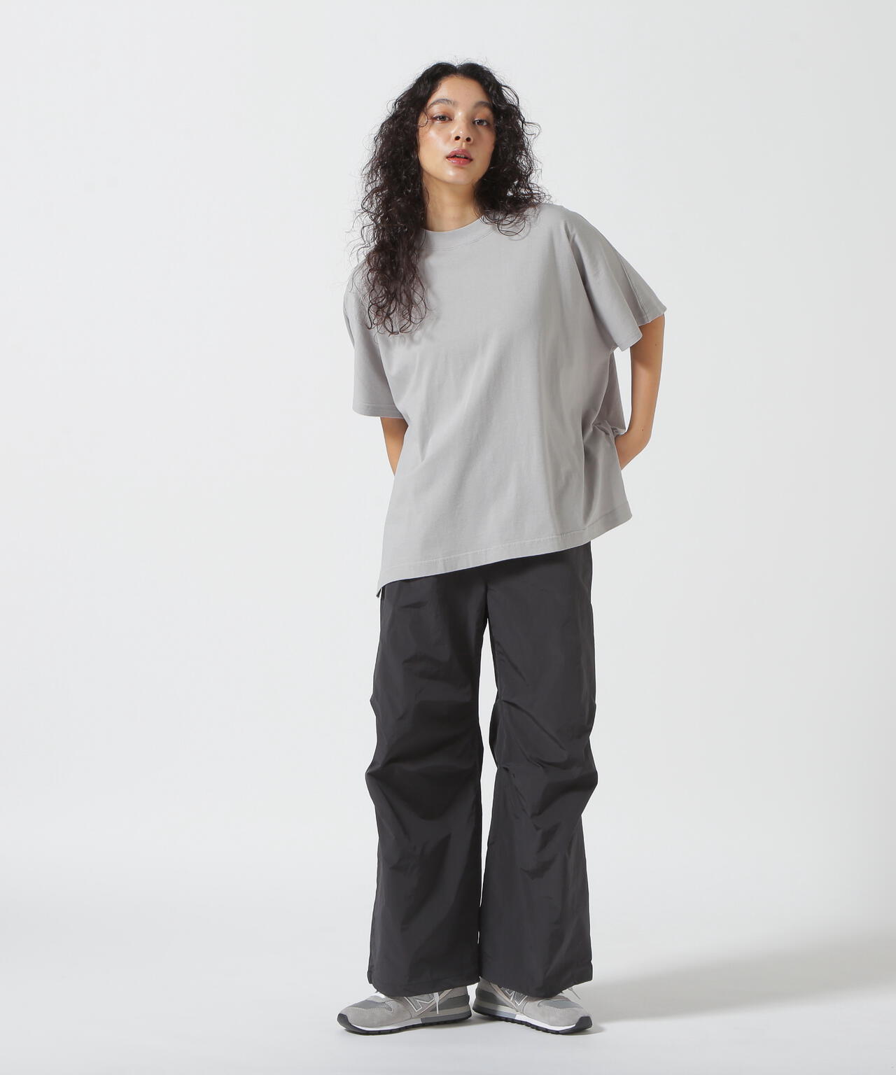 upper hights（アッパーハイツ）LOOSE DOLMAN TEE/ 242TW03 | B