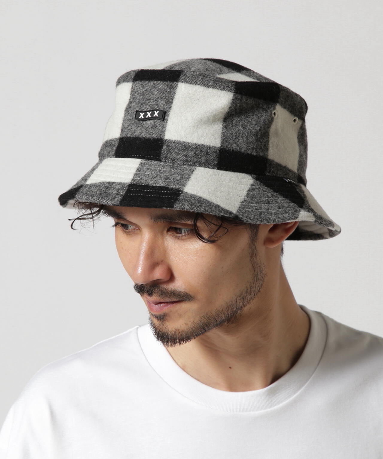 GOD SELECTION XXX /CHECKED BUCKET HAT/GX-A24-HT-02 | B'2nd ( ビー