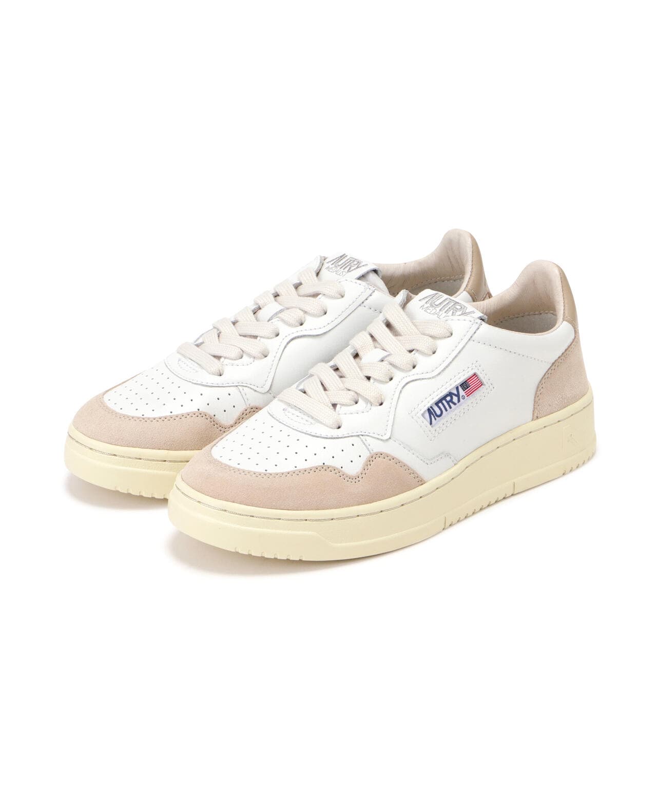 AUTRY (オートリー) WOMEN'S スニーカー MEDALIST_LOW_LEATHER/SUEDE