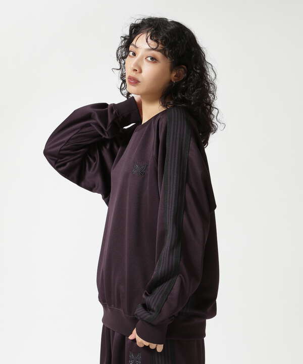 NEEDLES(ニードルズ)Track Crew Neck Shirt - Poly Smooth