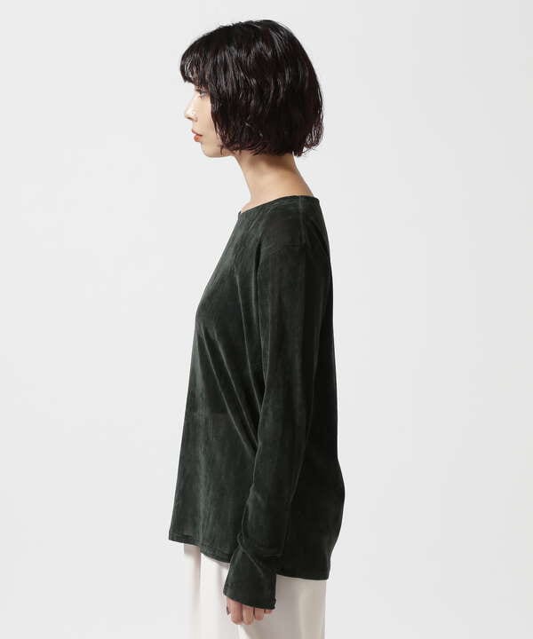 MANOF (マノフ) 別注TULLE FLOCKED TOPS