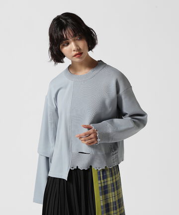 AULA AILA（アウラ アイラ）別注ニットコンビネーションTOPS