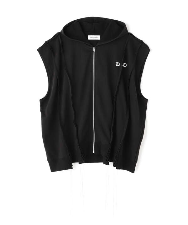 DISCOVERED(ディスカバード) 別注DOCKING NO SLEEVE HOODIE