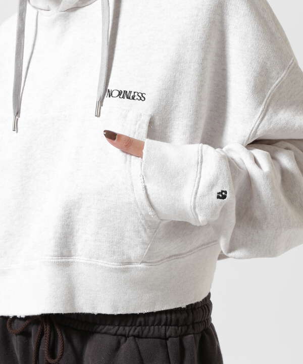 NOUNLESS（ナウンレス）SHORT HOODIE TOPS