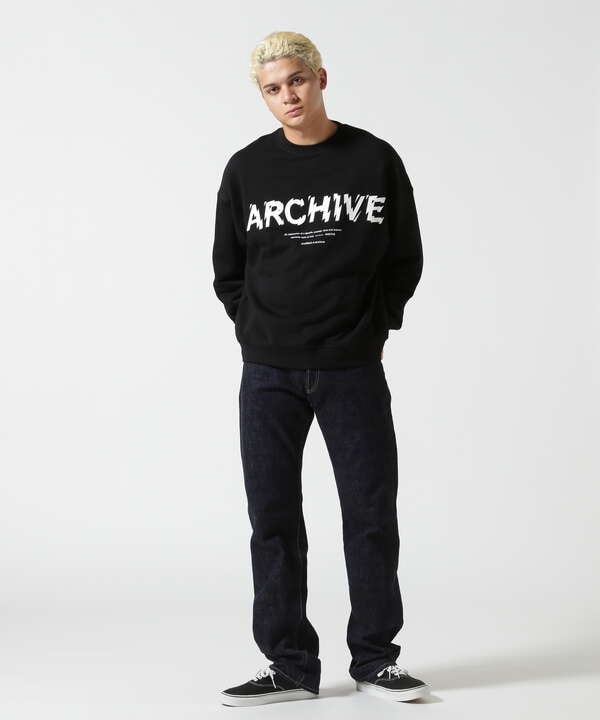 A4A/エーフォーエー/LOGO CREWNECK SWEAT