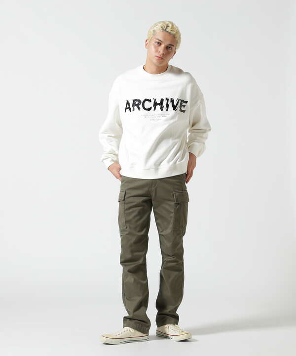 A4A/エーフォーエー/LOGO CREWNECK SWEAT