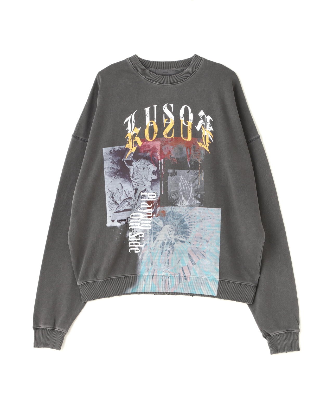 LUSOR（ルーソル）PIGMENT SWEAT OUTSIDE ピグメントスウェット アウトサイド