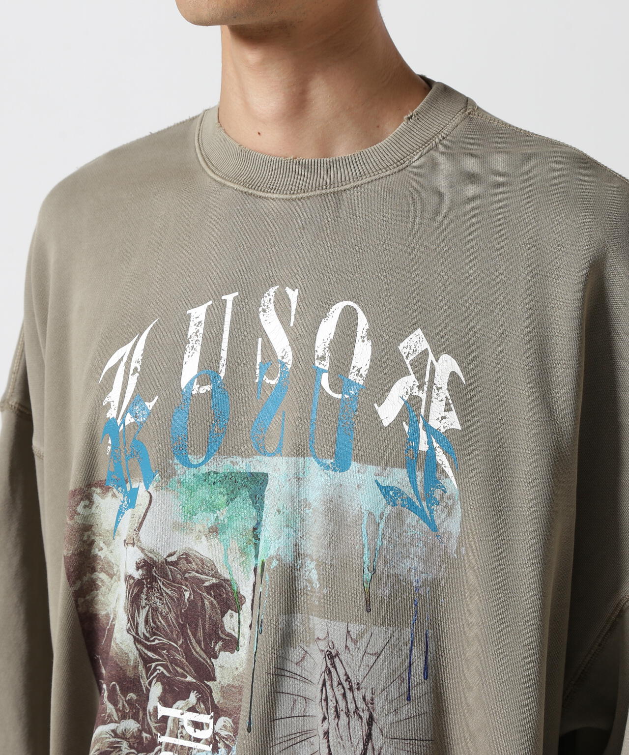 LUSOR（ルーソル）PIGMENT SWEAT OUTSIDE ピグメントスウェット アウトサイド