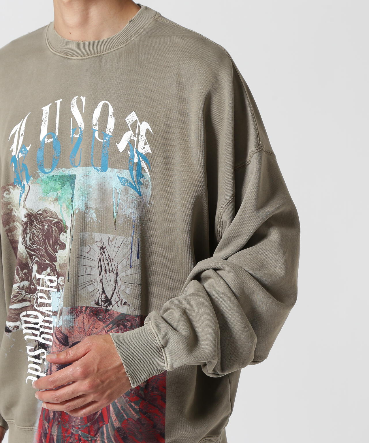 LUSOR（ルーソル）PIGMENT SWEAT OUTSIDE ピグメントスウェット アウトサイド