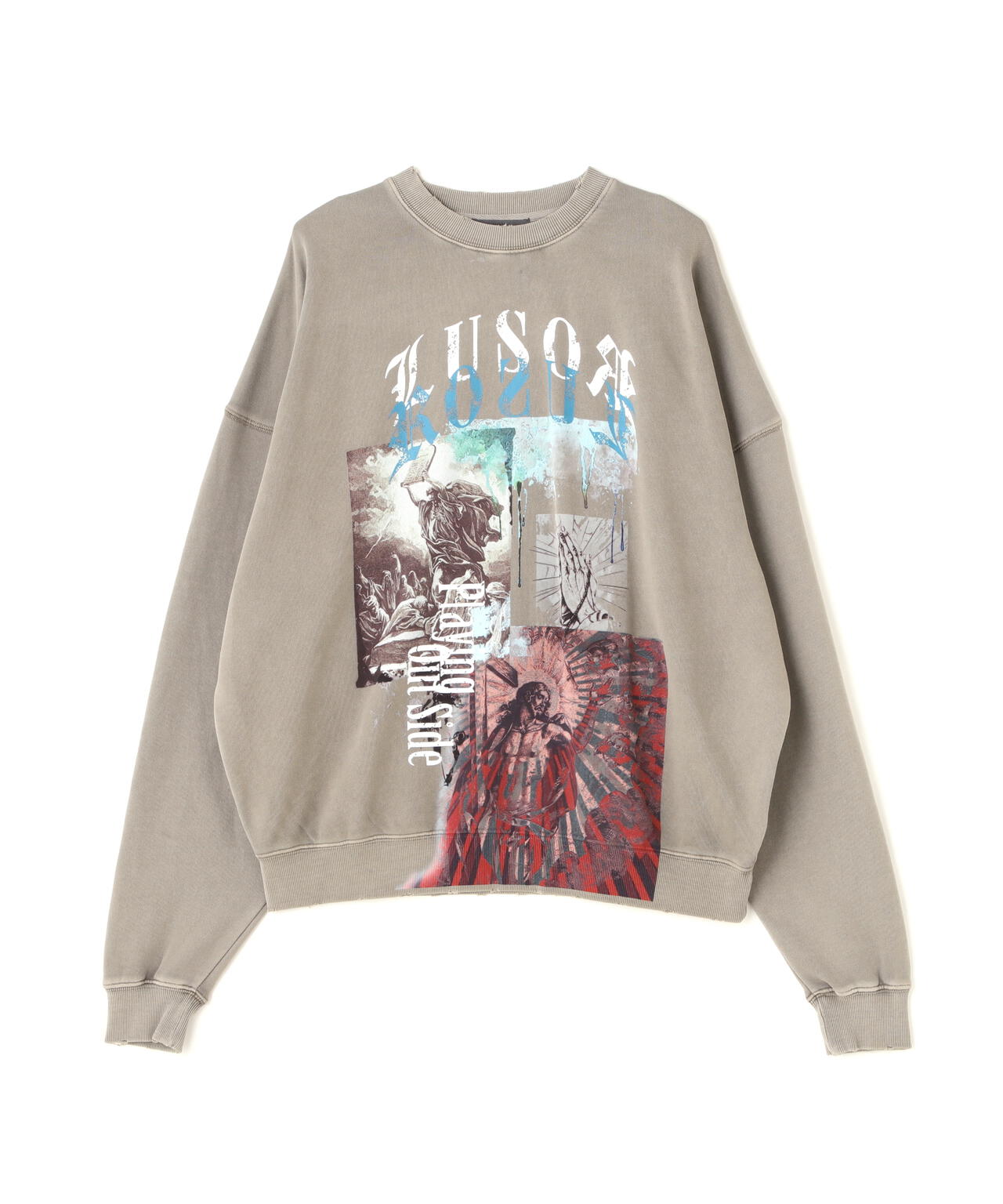 LUSOR（ルーソル）PIGMENT SWEAT OUTSIDE ピグメントスウェット アウトサイド