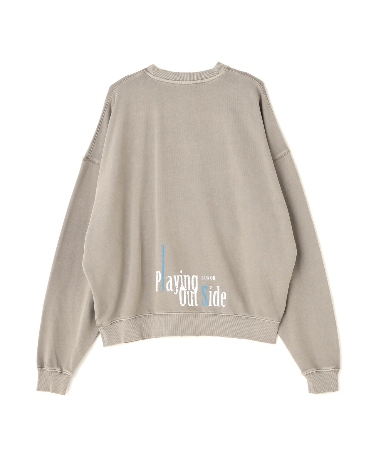 LUSOR（ルーソル）PIGMENT SWEAT OUTSIDE ピグメントスウェット アウトサイド