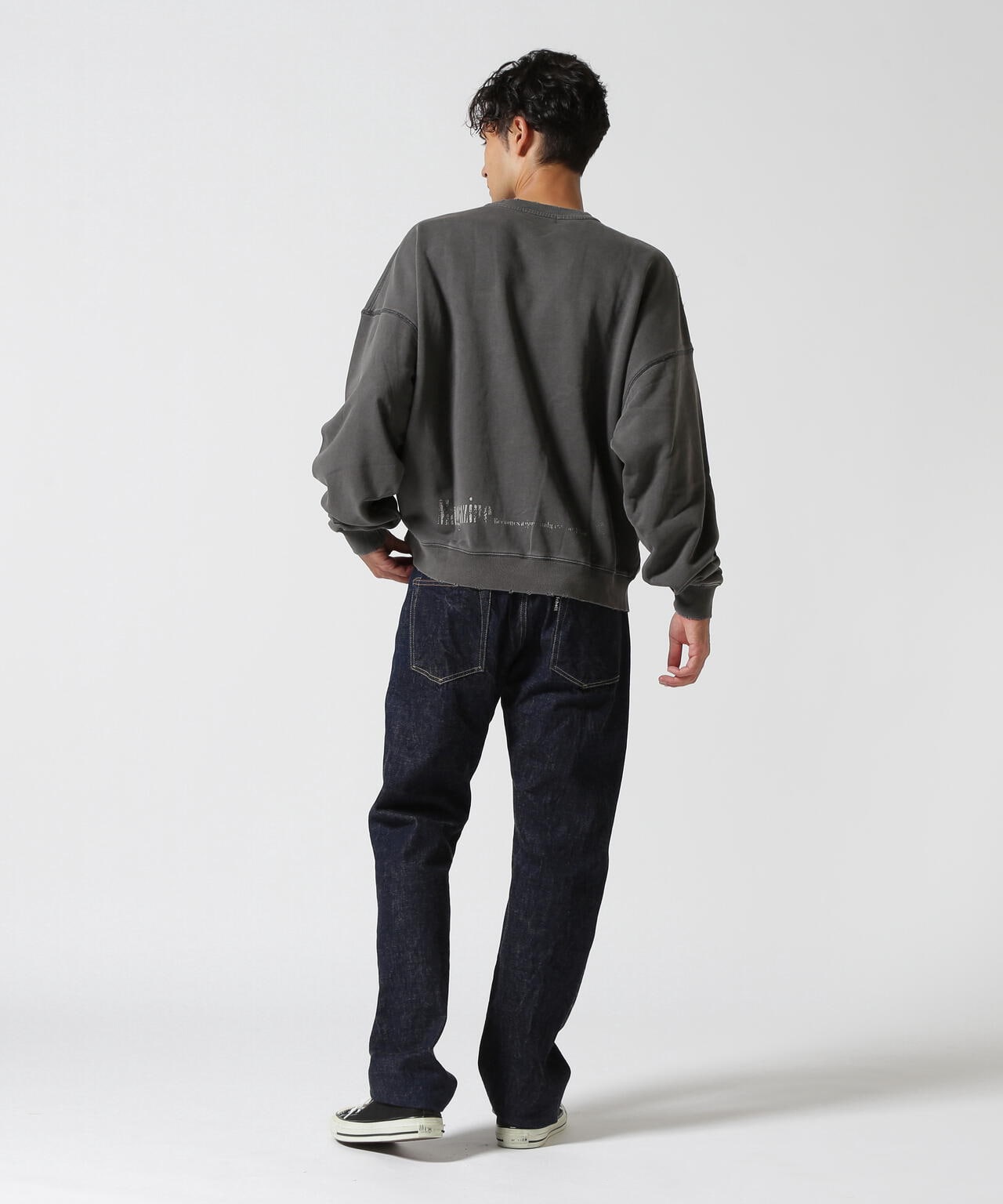 LUSOR（ルーソル）PIGMENT SWEAT STAMP ピグメントスウェット スタンプ